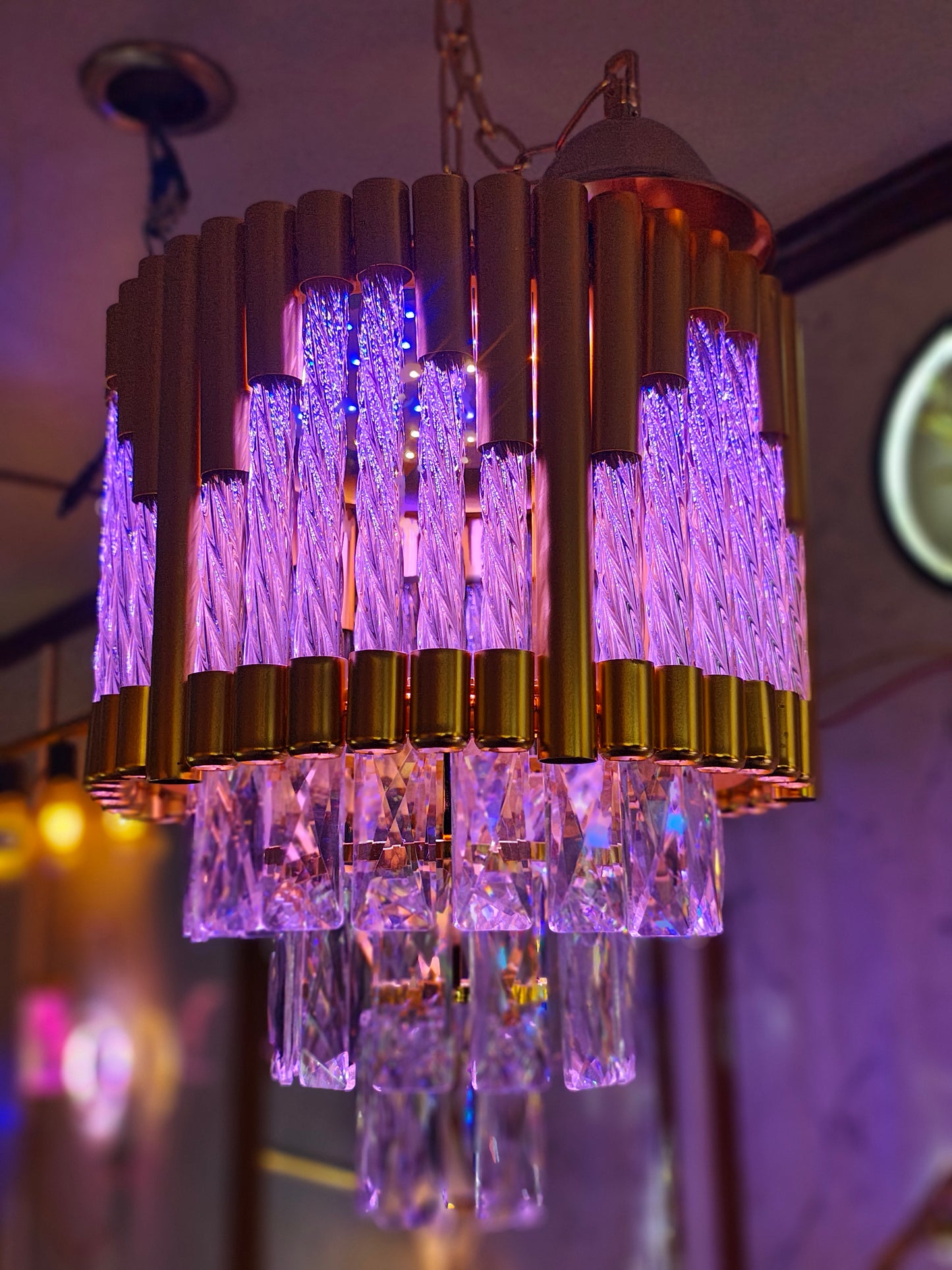 300MM Jhumar with 3 colours+Remot